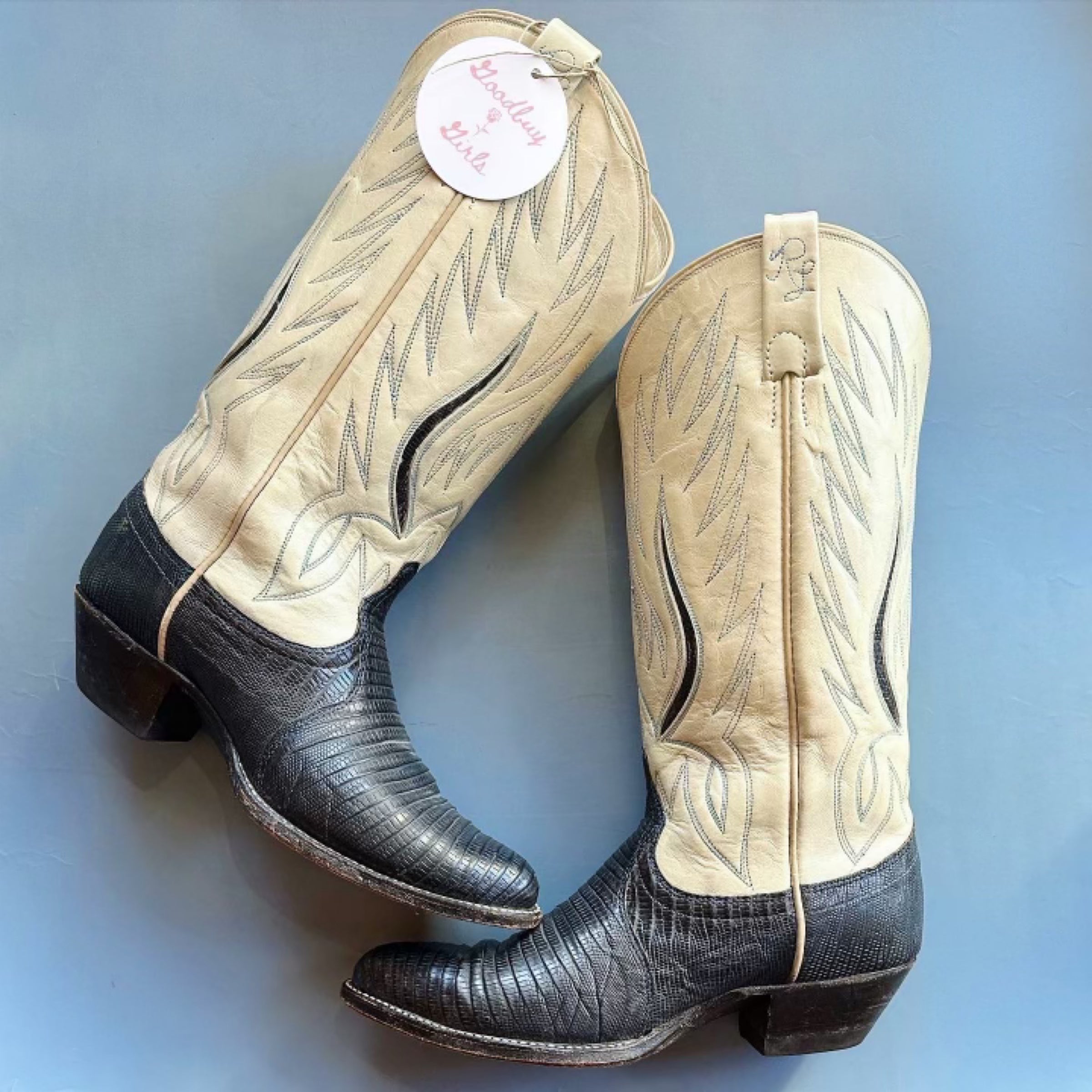 Retro Inlay Cowboy Boots Women's Size 5.5 – High Desert